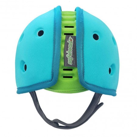 Casca protectie bebelusi cu spuma flexibila, ultrausoara, reglabila, 7-24 luni, albastra, SafeHead Baby Owl, SHB002