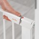 Poarta de siguranta pentru copii, 75-81 cm, extensibila, montare prin presiune, fara gaurire, metal, alb, Guardino 700010 Poarta de siguranta pentru copii, 75-81 cm, extensibila, montare prin presiune, fara gaurire, metal, alb, Guardino 700010