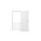 Poarta de siguranta pentru copii, 75-81 cm, extensibila, montare prin presiune, fara gaurire, metal, alb, Guardino 700010 Poarta de siguranta pentru copii, 75-81 cm, extensibila, montare prin presiune, fara gaurire, metal, alb, Guardino 700010