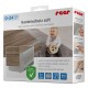 Set 2 benzi de protectie universala din spuma poliuretan pentru muchii si colturi, rezistente la muscaturi, gri, 2 x 1 m, Reer 82041