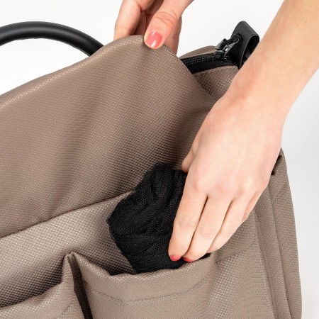 Plasa de insecte pentru carucior bebelusi, protectie tantari, 0+ luni, neagra, Reer BiteSafe black 87021