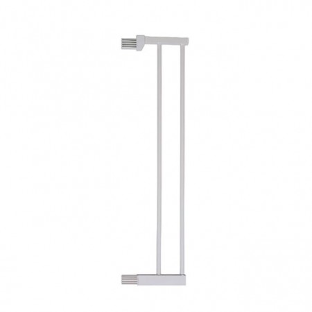 Extensie poarta de siguranta pentru copii Guardino, 14 cm, montare prin presiune, metal, alb, 700012