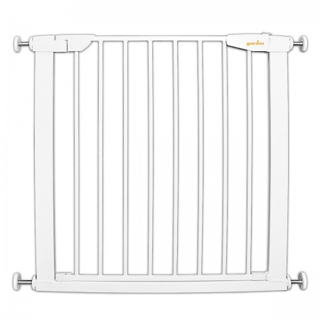 Poarta de siguranta pentru copii, 75-81 cm, extensibila, montare prin presiune, fara gaurire, metal, alb, Guardino 700010 Poarta de siguranta pentru copii, 75-81 cm, extensibila, montare prin presiune, fara gaurire, metal, alb, Guardino 700010