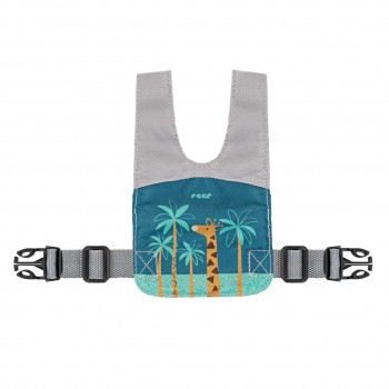 Ham de siguranta si mers pentru bebelusi, reglabil, cu frau de ghidare detasabil, Reer Travelkid Go 53132