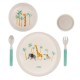Set 5 piese vesela pentru mancarea copiilor, din materiale naturale, fara BPA, fara melamina, lavabile in masina de spalat vase, Reer Growing 22020 Set 5 piese vesela pentru mancarea copiilor, din materiale naturale, fara BPA, fara melamina, lavabile in masina de spalat vase, Reer Growing 22020
