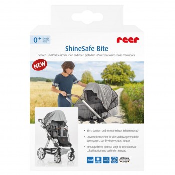 Plasa de protectie impotriva soarelui si a insectelor REER ShineSafe Bite pentru carucioare de bebelusi
