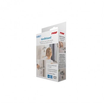Set 2 protectii clanta usa, din silicon, acoperire completa, Reer HandleGuard 70071