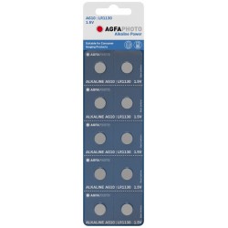 Set 10 baterii alcaline AgfaPhoto AG10 LR1130