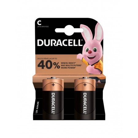 Baterii Duracell R14 Basic C/LR14 alcaline 1.5V 2buc