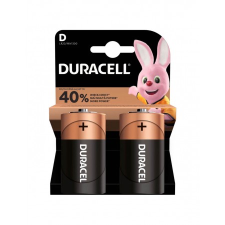 Baterii Duracell R20 Basic D/LR20 alcaline 1.5V 2buc