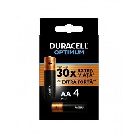 Baterii Duracell R6 AA Optimum, 4 buc
