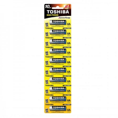 Toshiba baterie alcalina AA (LR6) B10 Toshiba baterie alcalina AA (LR6) B10