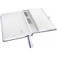 Caiet birou a5 dictando albastru-violet coperta carton style leitz
