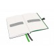 Caiet birou a6 dr negru complete leitz