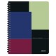 Caiet birou spira a4 ar negru-violet executive get org leitz
