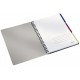 Caiet birou spira a4 ar negru-violet executive get org leitz