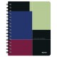 Caiet birou spira a5 aritmetica negru-violet executive leitz