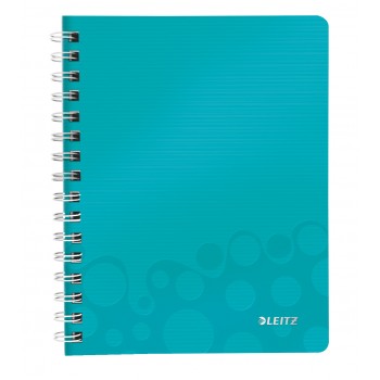 Caiet birou spira a5 aritmetica turcoaz coperta pp wow leitz