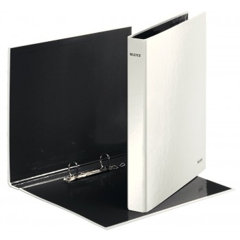 Caiet mecanic a4 2 inele 25mm/40mm alb metalizat wow leitz