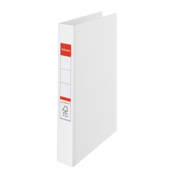 Caiet mecanic a4 2 inele 25mm/42mm alb standard esselte