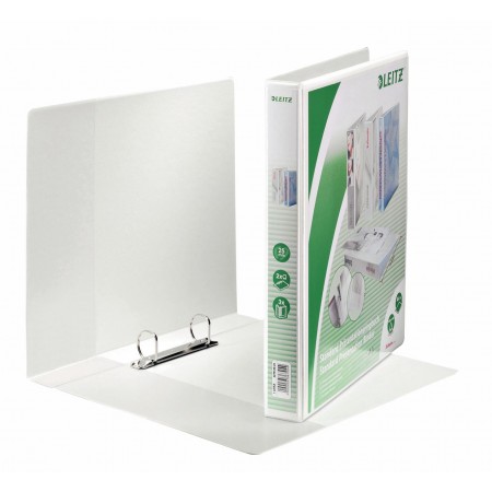 Caiet mecanic a4 2 inele 25mm/44mm alb maxi panorama leitz