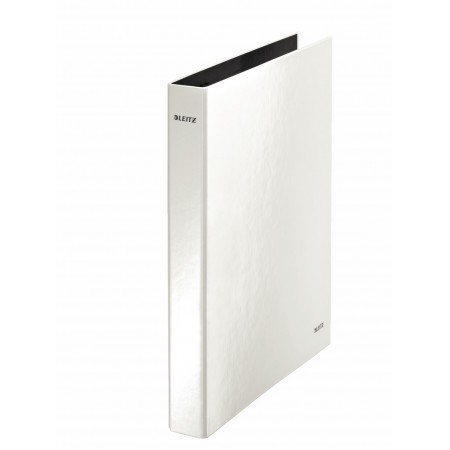 Caiet mecanic a4 4 inele 25mm/40mm alb metalizat wow leitz
