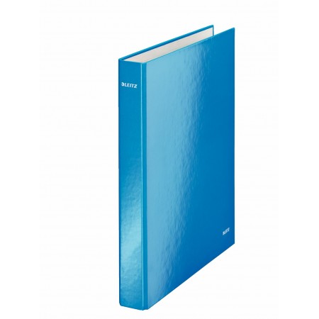 Caiet mecanic a4 4 inele 25mm/40mm albastru metalizat wow leitz