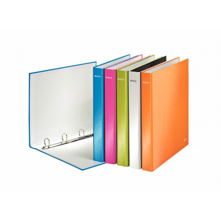 Caiet mecanic a4 4 inele 25mm/40mm albastru metalizat wow leitz