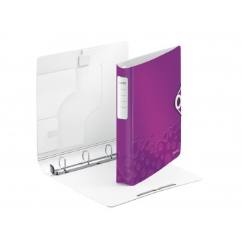 Caiet mecanic a4 4 inele 30mm/52mm mov metalizat softclick leitz