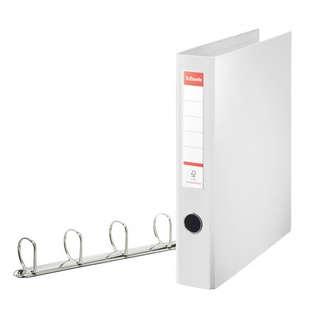 Caiet mecanic a4 4 inele 40mm/60mm alb jumbo esselte