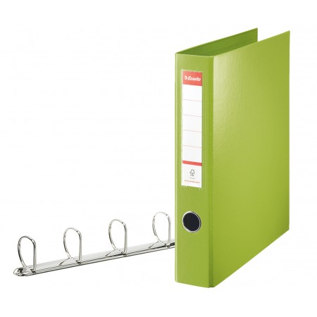 Caiet mecanic a4 4 inele 40mm/60mm verde jumbo esselte