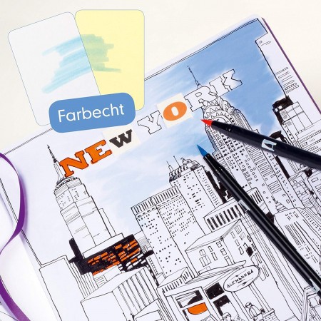 Caiet schite a6 180 gr albastru azur leuchtturm Caiet schite a6 180 gr albastru azur leuchtturm