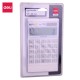 Calculator birou 12dig compact modern alb deli Calculator birou 12dig compact modern alb deli