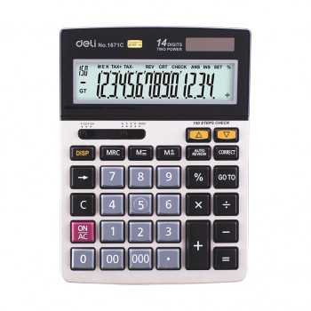 Calculator birou 14dig 1671c deli