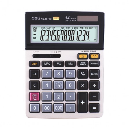 Calculator birou 14dig 1671c deli