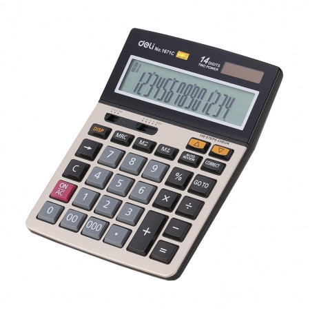 Calculator birou 14dig 1671c deli