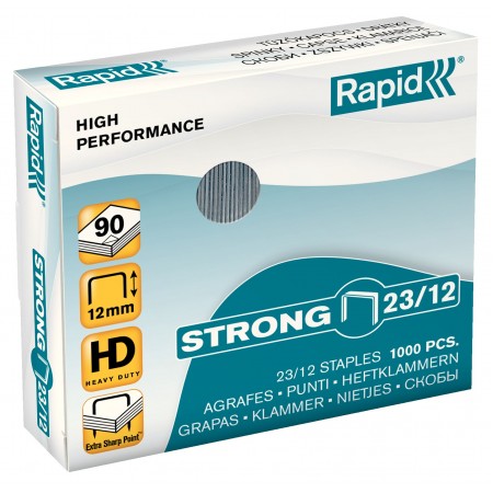 Capse 23/12 60-90 coli 1000/cut strong rapid