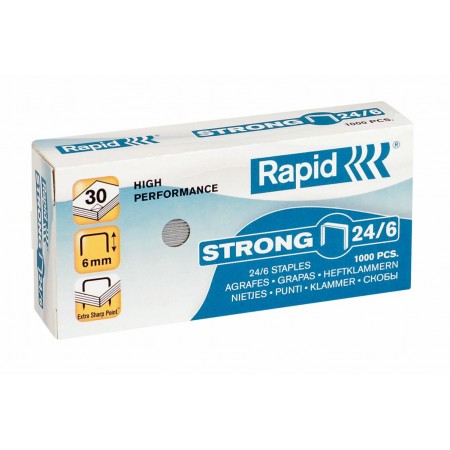 Capse 24/6 30 coli 1000/cut strong rapid