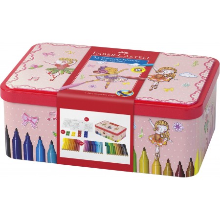 Carioca 33 culori ballerina box connector faber-castell