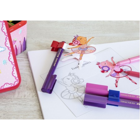 Carioca 33 culori ballerina box connector faber-castell