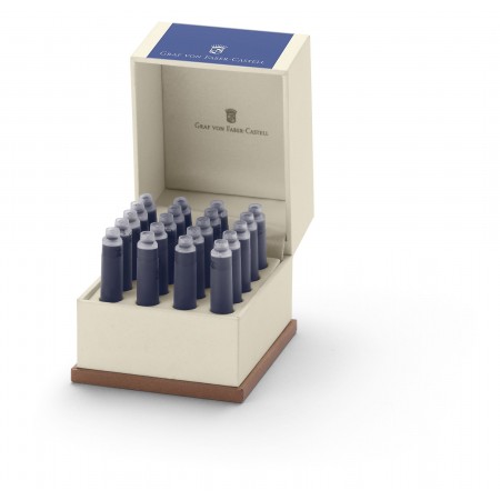 Cartuse cerneala 20 buc albastru royal graf von faber-castell