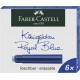 Cartuse cerneala mici albastre 6 buc/cutie faber-castell Cartuse cerneala mici albastre 6 buc/cutie faber-castell
