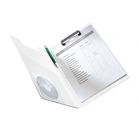 Clipboard dublu albastru metalizat wow leitz