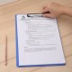 Clipboard simplu foam albastru deli