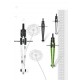Compas quick-set grip negru faber-castell