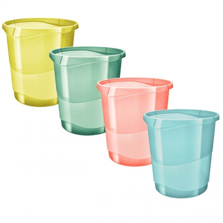 Cos birou 14l albastru colour'ice esselte