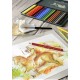 Creioane colorate 24 culori a.durer magnus cutie metal faber-cas