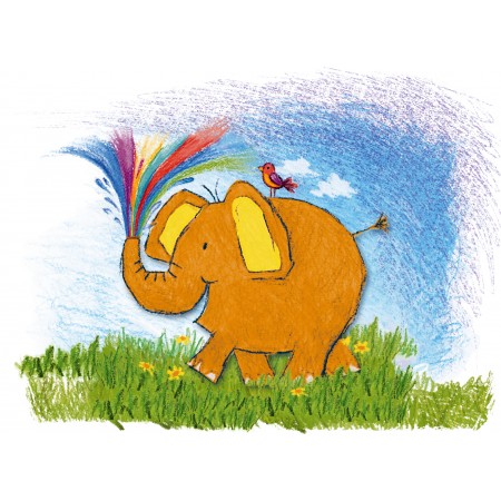 Creioane colorate triunghiulare jumbo 12 culori faber-castell