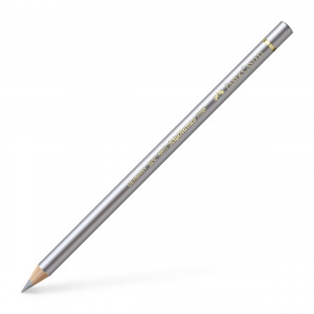 Creion colorat polychromos argintiu faber-castell