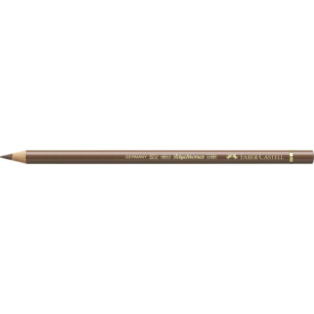 Creion colorat polychromos maro faber-castell